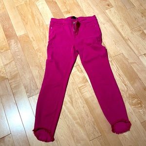 Women’s Renuar bright pink jeans size 6 EUC